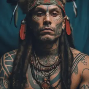Indian warrior Cherokee 04