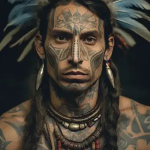 Indian warrior Cherokee 06