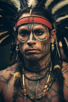 Indian warrior Cherokee 07
