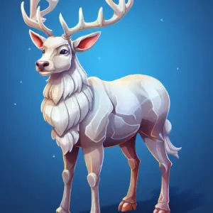 Santa reindeer 01