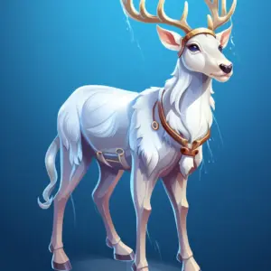 Santa reindeer 03