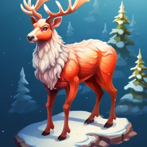 Santa reindeer 04