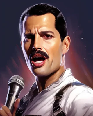 caricature Freddie Mercury 03
