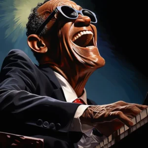 caricature Ray Charles 12