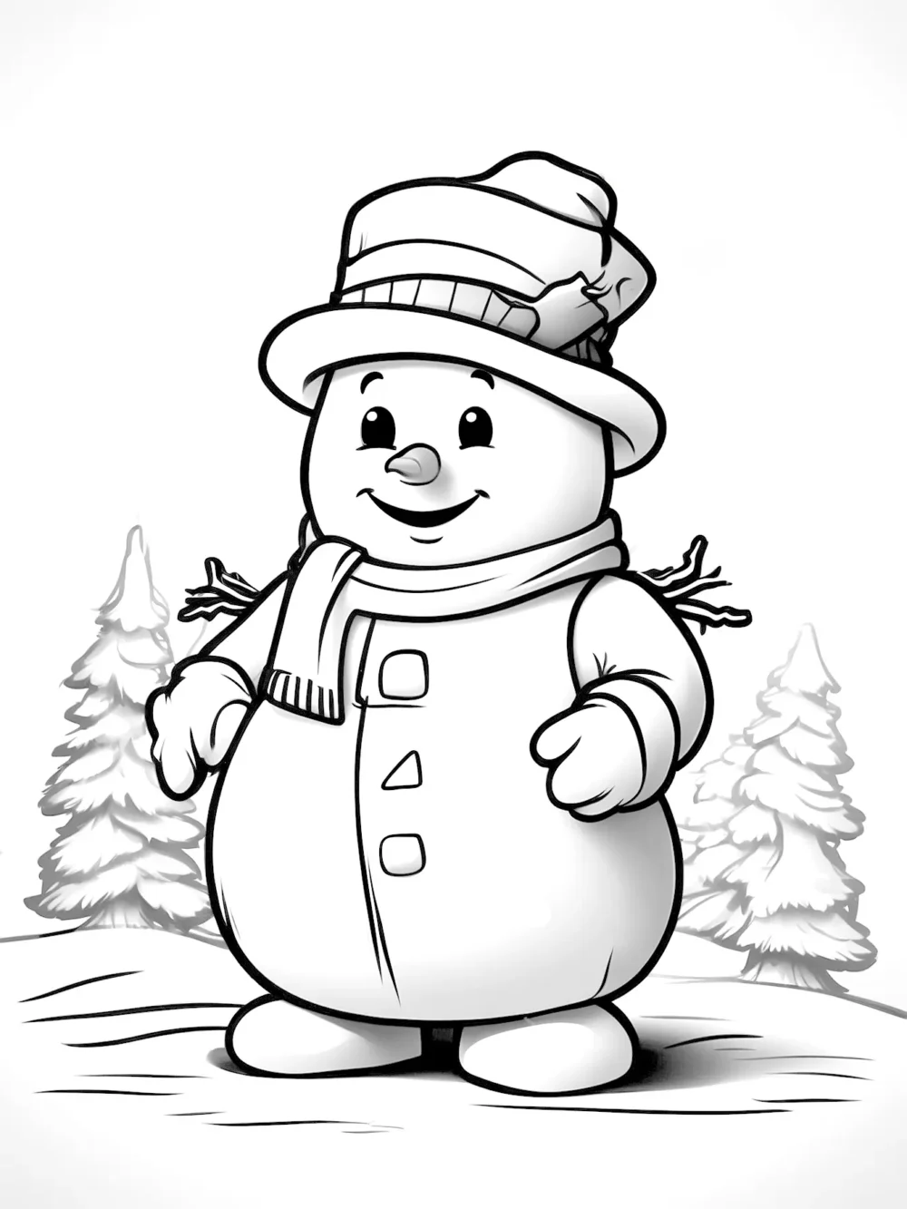 cute Frosty the Snowman 04