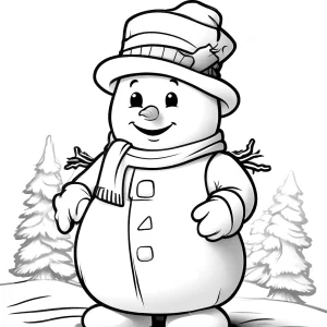 cute Frosty the Snowman 04