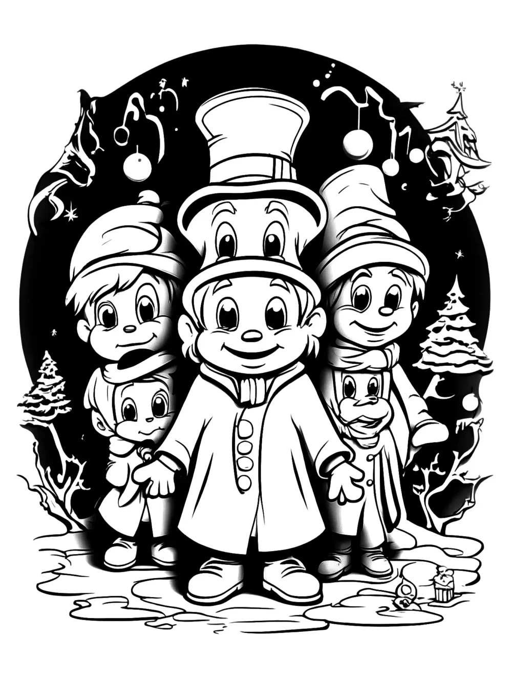 cute Scrooges Ghosts 09