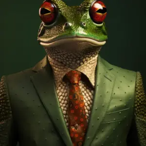 portrait of a Frog suit outfit 06
