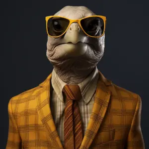 portrait of a Turtle suit outfit 02
