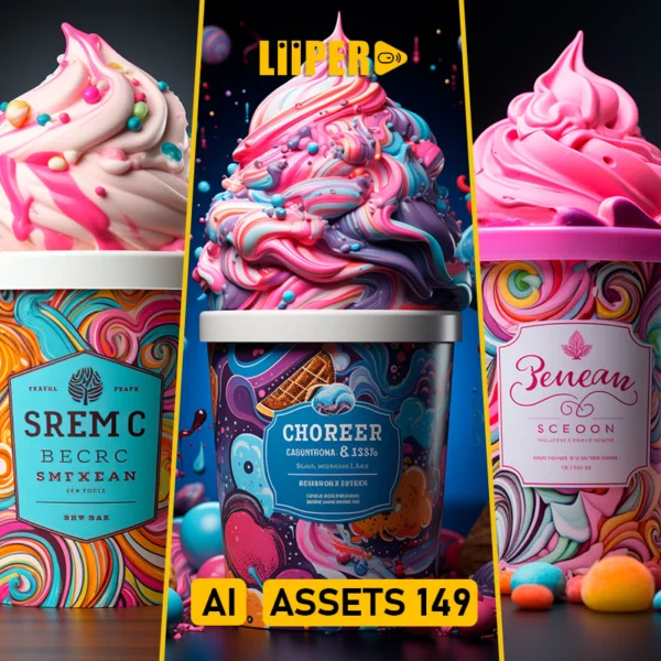 Irresistible Ice Cream Treats Collection - AI ASSETS 149