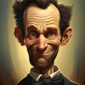 caricature Abraham Lincoln 05