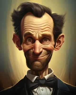 caricature Abraham Lincoln 05