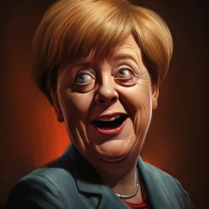 caricature Angela Merkel 03