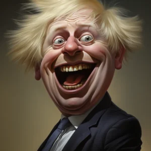 caricature Boris Johnson 08