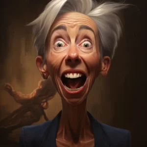 caricature Christine Lagarde 12