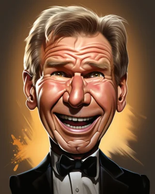 caricature Harrison Ford 07