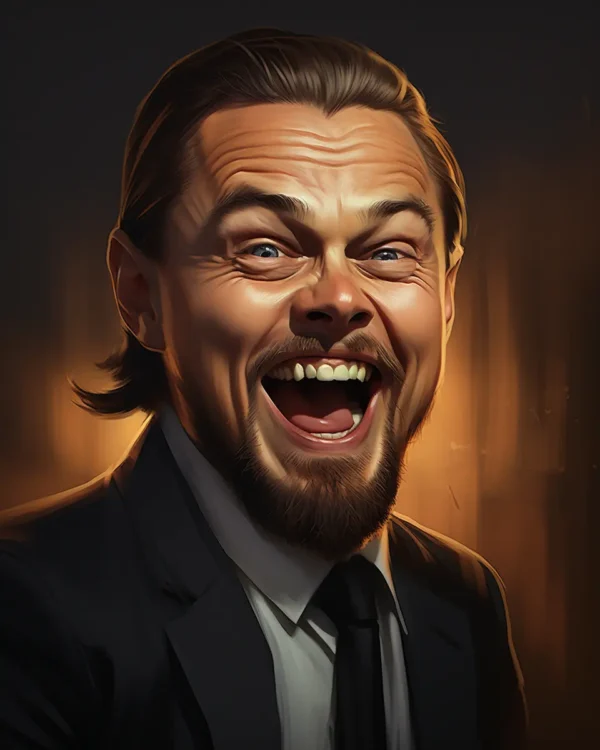 caricature Leonardo DiCaprio 03