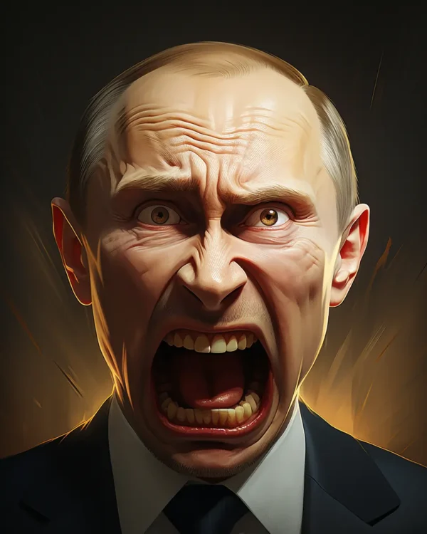caricature Vladimir Putin 01