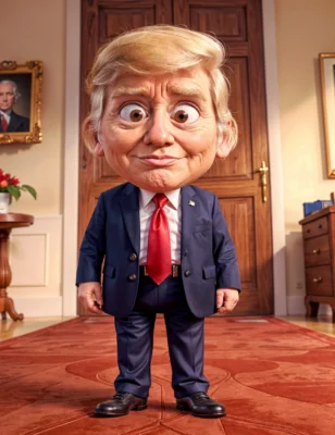 3D Animation Style trump 01