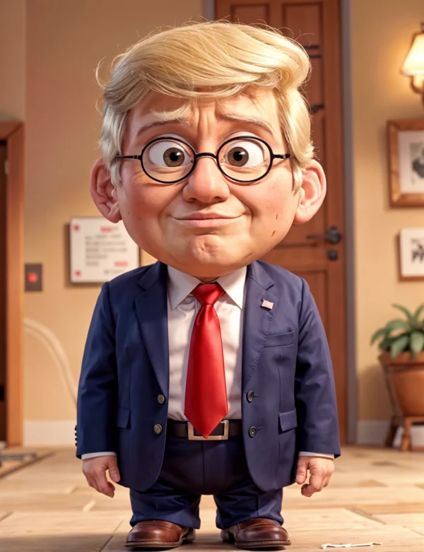 3D Animation Style trump 02