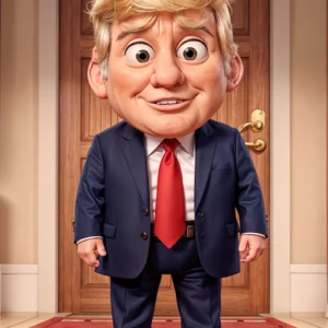 3D Animation Style trump 03