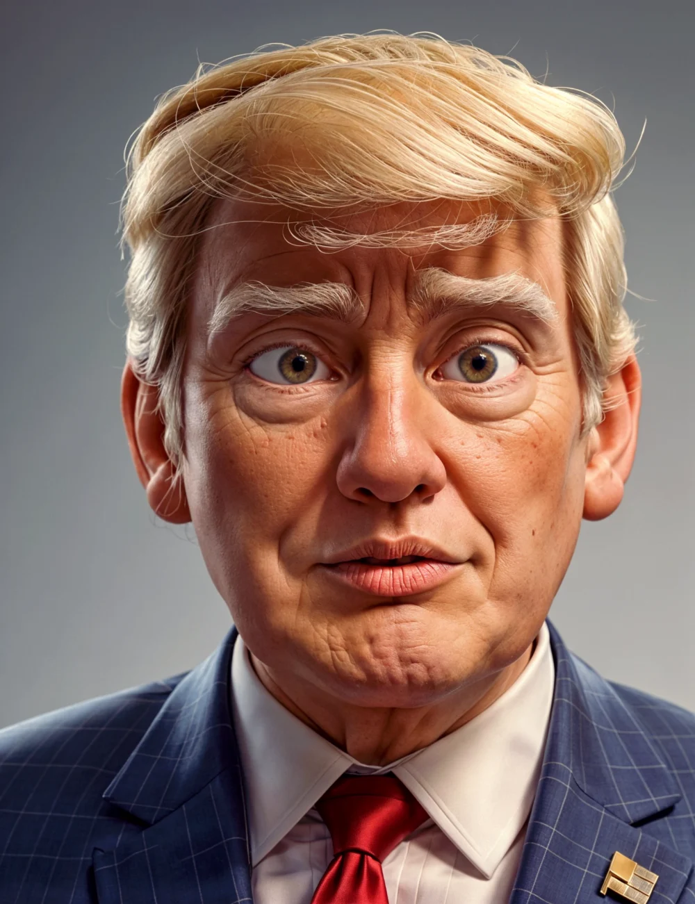 3D Animation Style trump 04