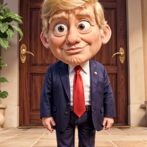 3D Animation Style trump 06