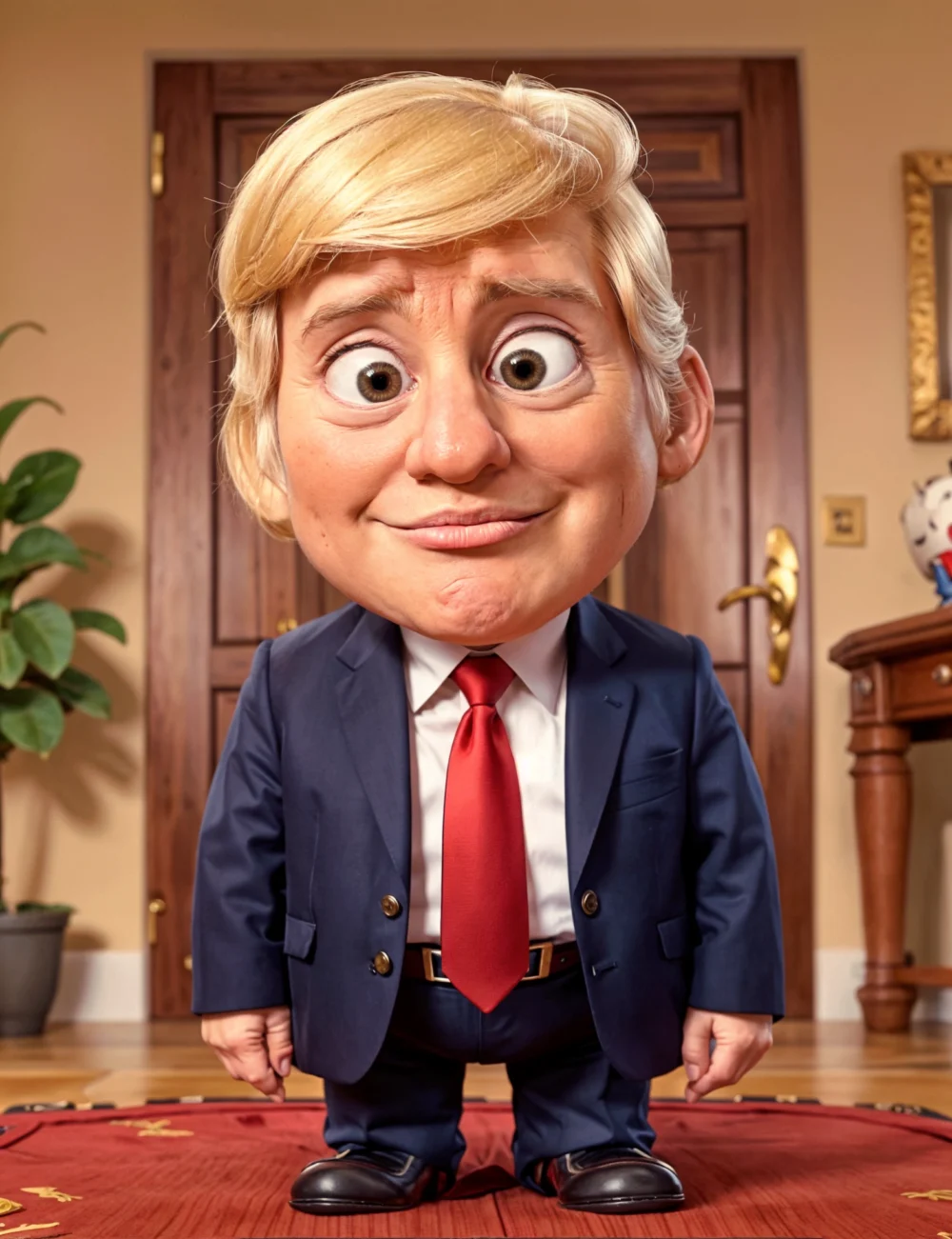 3D Animation Style trump 07