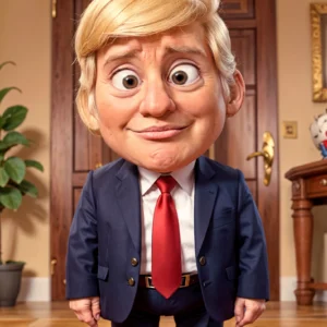 3D Animation Style trump 07