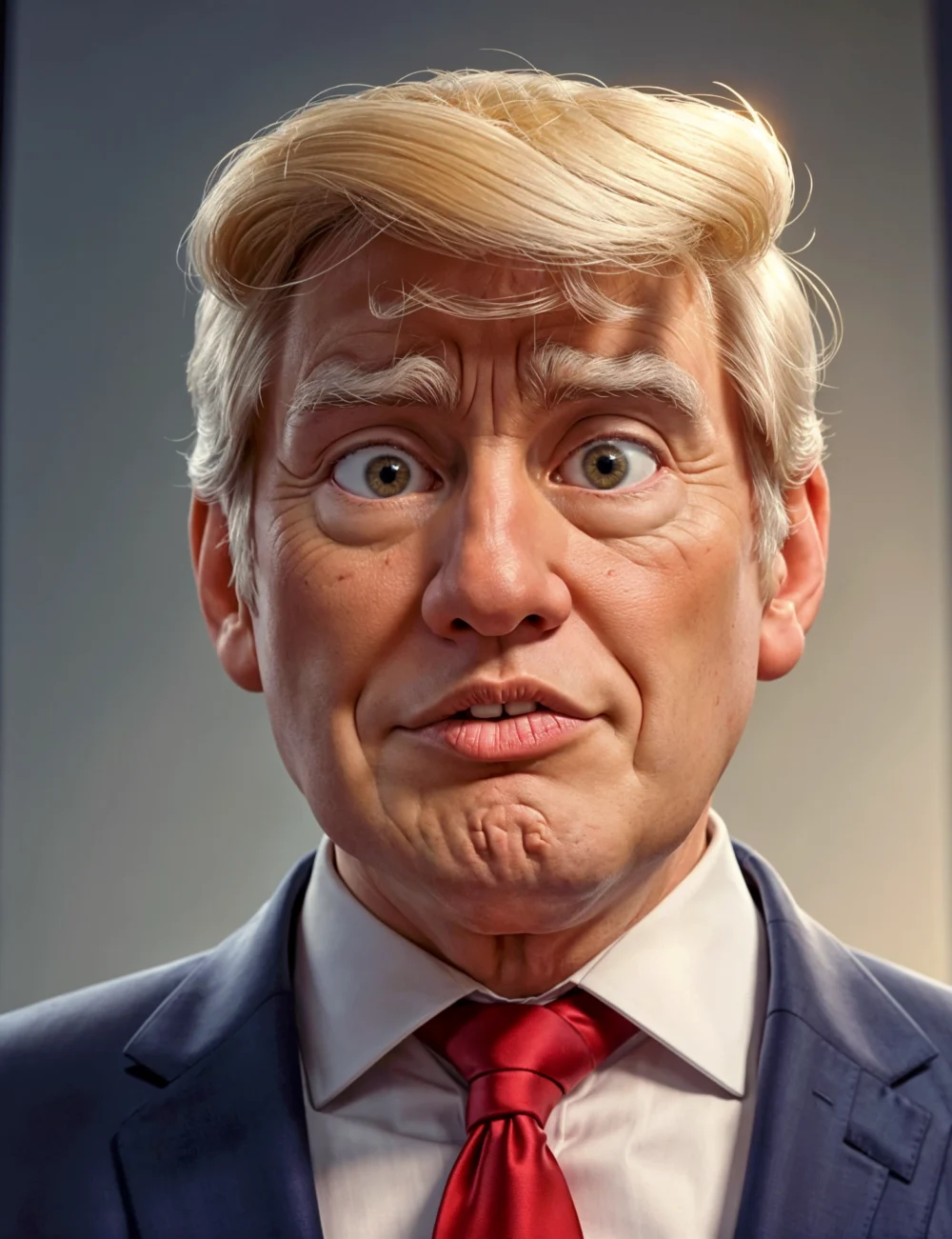 3D Animation Style trump 08