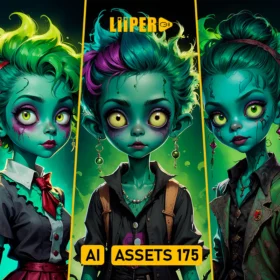 Cute Green Zombie Collection