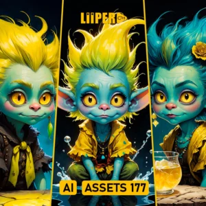 Cute Yellow Troll Collection