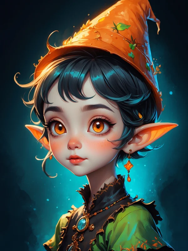 cute orange Elf 02