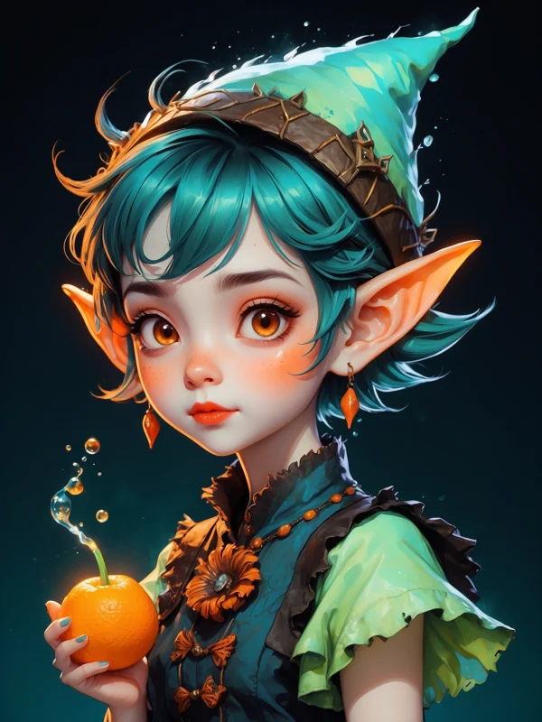 cute orange Elf 03