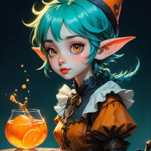 cute orange Elf 04