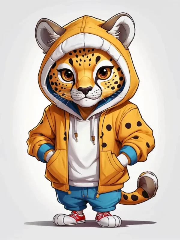 cartoon Cheetah 34