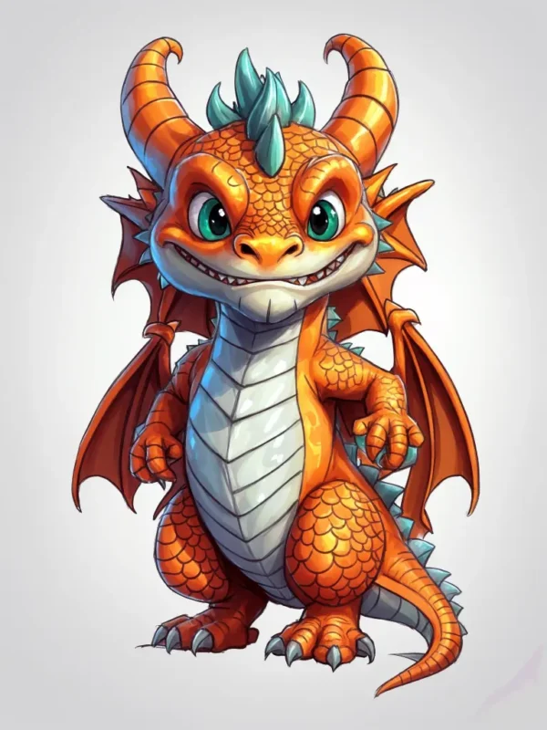 cartoon Dragon 03