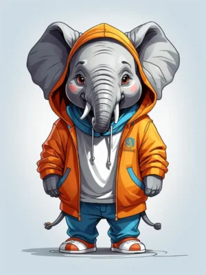 cartoon Elephant 07