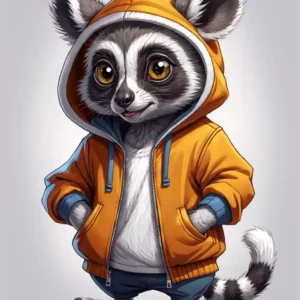 cartoon Lemur 30