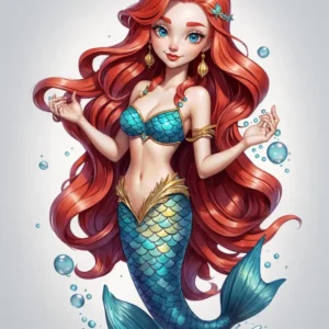 cartoon Mermaid 05