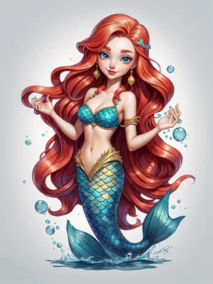 cartoon Mermaid 05