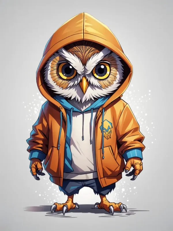 cartoon Owl 17