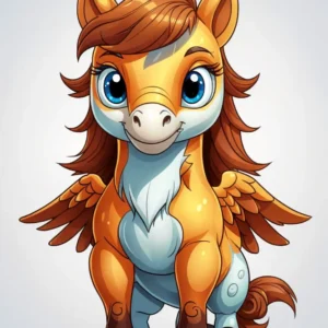 cartoon Pegasus 07