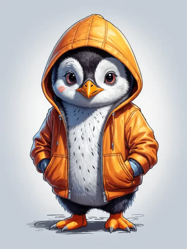 cartoon Penguin 12