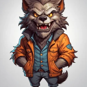 cartoon Werewolf 17