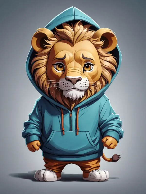 cartoon lion 03