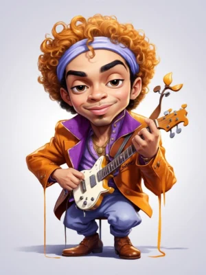 cartoon of Prince 09
