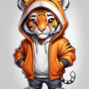cartoon tiger 01