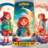 Colorful Cute Children Collection