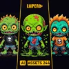 Cute Zombienoid Creature Collection Vol.1